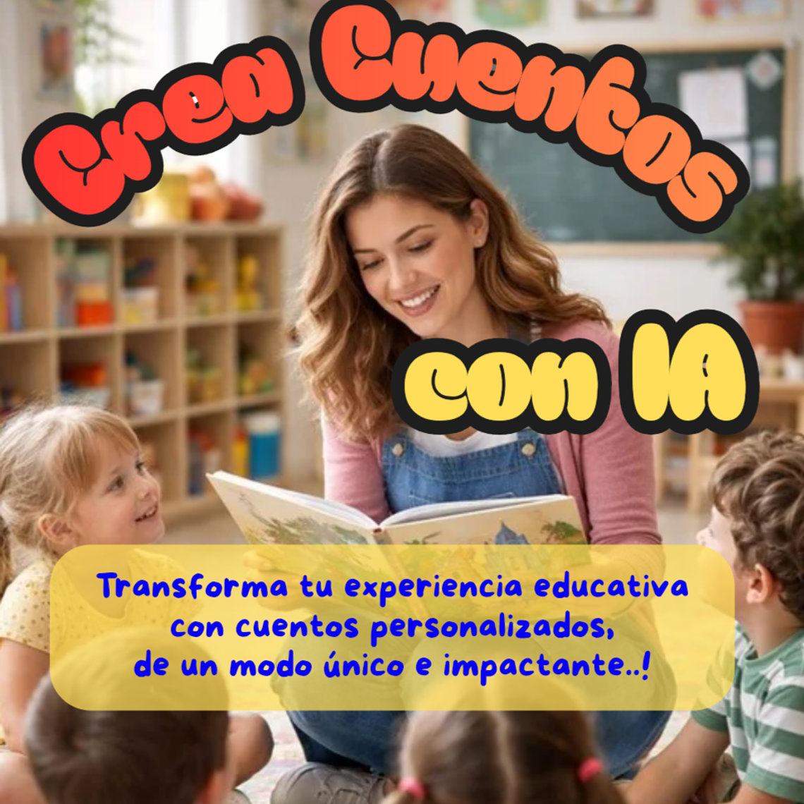 Crea Libros de Cuentos con IA - Nivel Inicial / Preescolar 1