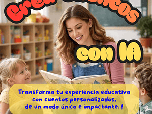Crea Libros de Cuentos con IA - Nivel Inicial / Preescolar