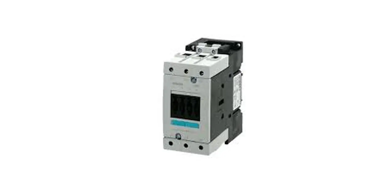 Contactor, AC-3 80 A, 37 kW/400V 220VAC, 50 Hz/240V, 60 Hz 3
