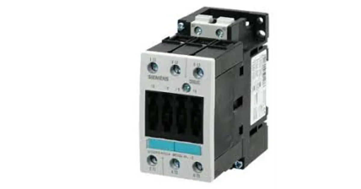 Contactor, 3AC 50A, 22 kW/400V 220VAC, 50Hz / 240V, 60 Hz, 3