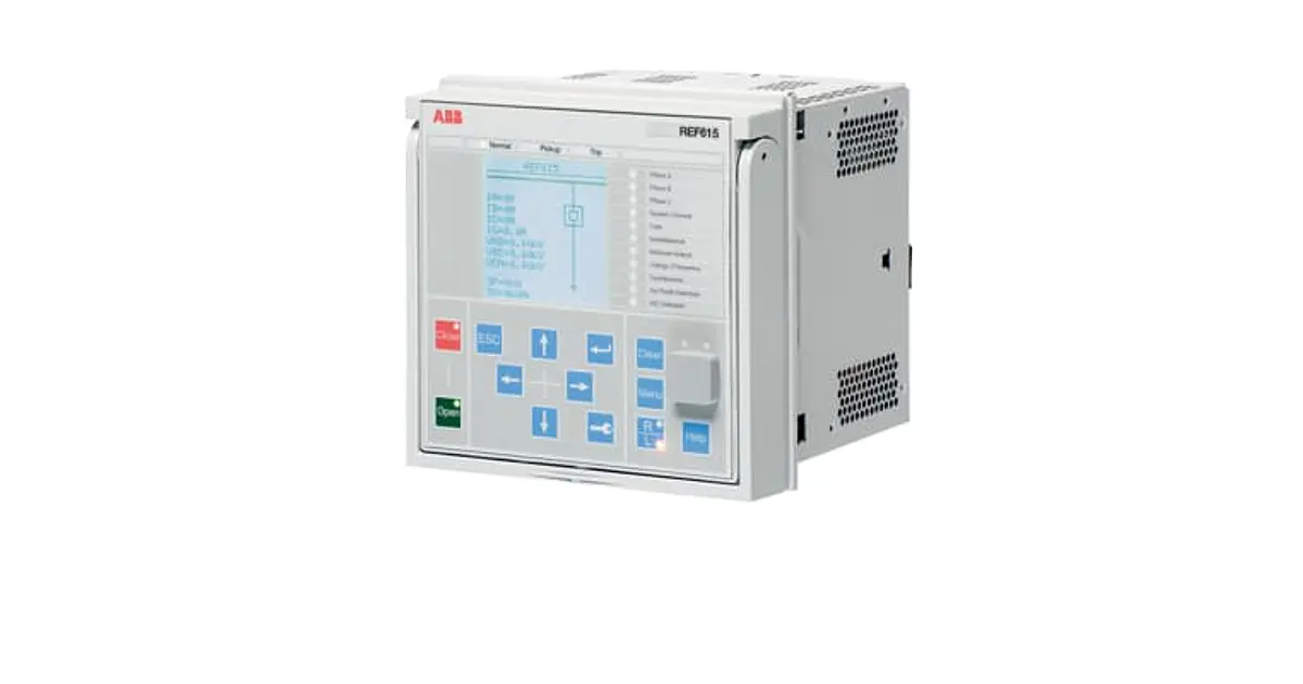 Feeder protection and control relay REF615 ABB
