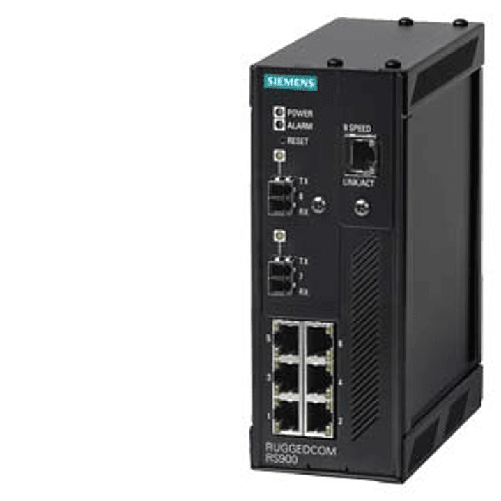 6GK6090-0AS23-0BA0-Z A08+B00 Siemens RUGGEDCOM RS900 1