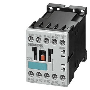 Contactor relay, 4 NO 125 V DC Screw terminal size S00. 3RH1140-1BG40 Siemens