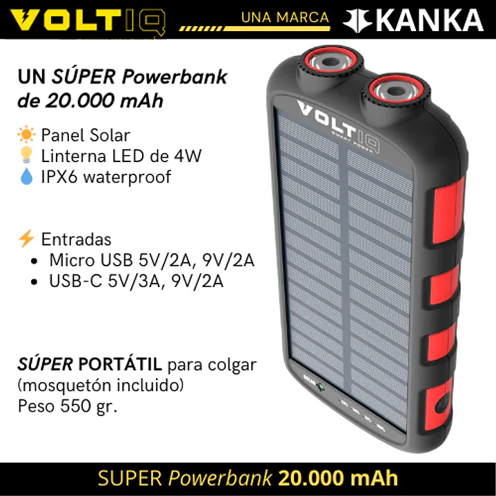 SUPER POWERBANK 20.000 mAh 3
