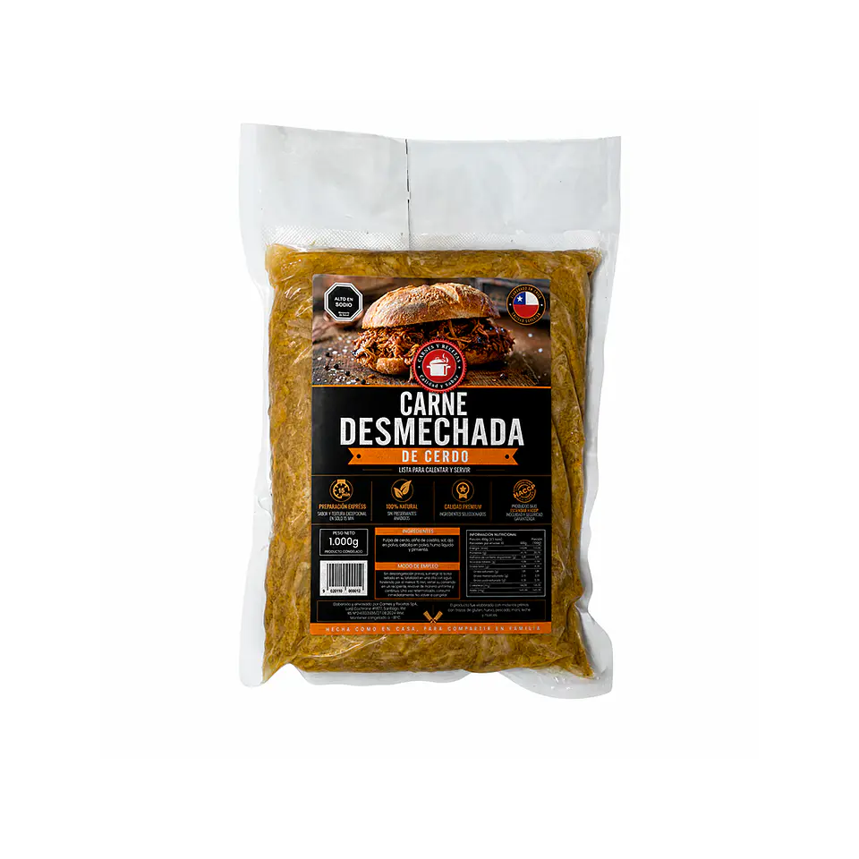 Carne Desmechada de Cerdo 🥪🔥 3