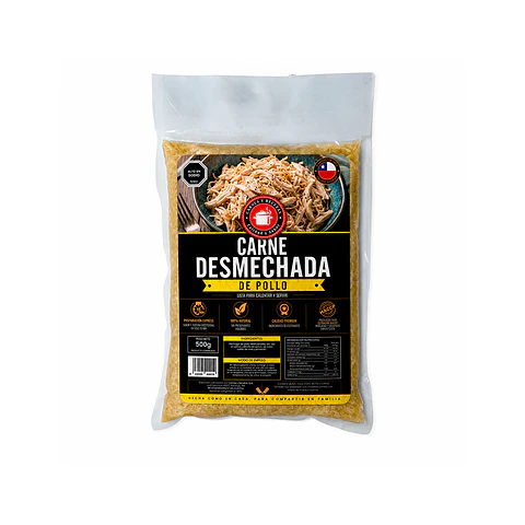 Carne Desmechada de Pollo 🍗✨