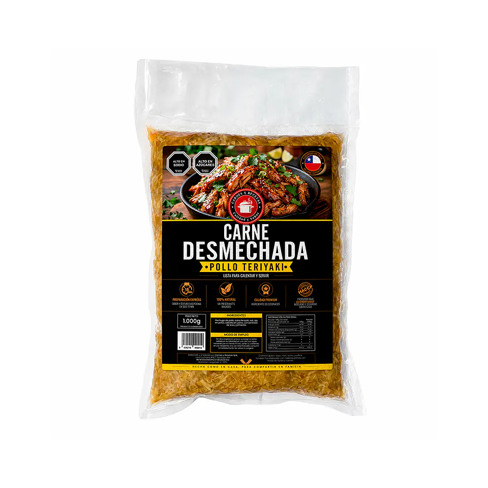 Pollo Teriyaki Desmechado 🥢✨ 3