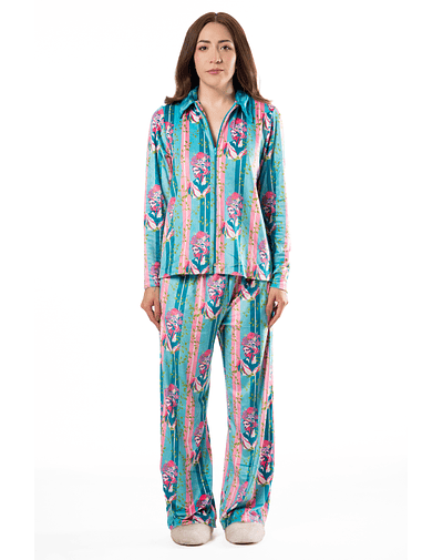 Pijama Térmica “Busto Floral”