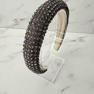 Diadema Shine Cristal Gris