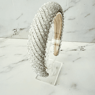 Diadema Shine Cristal Blanco