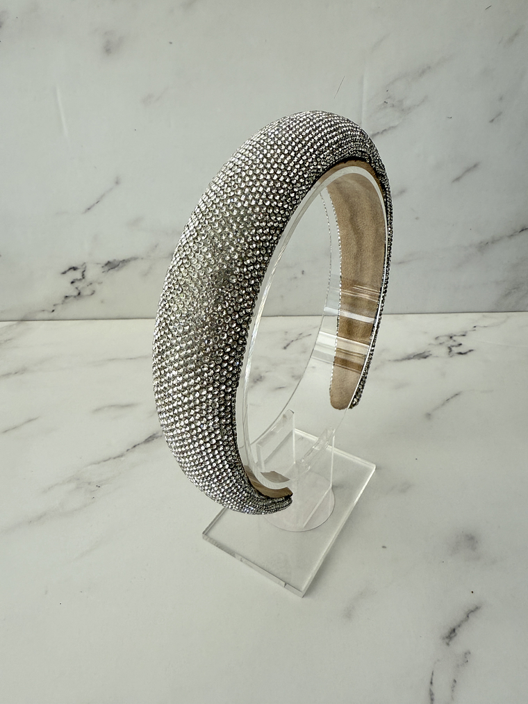 Diadema Shine Plateado 1