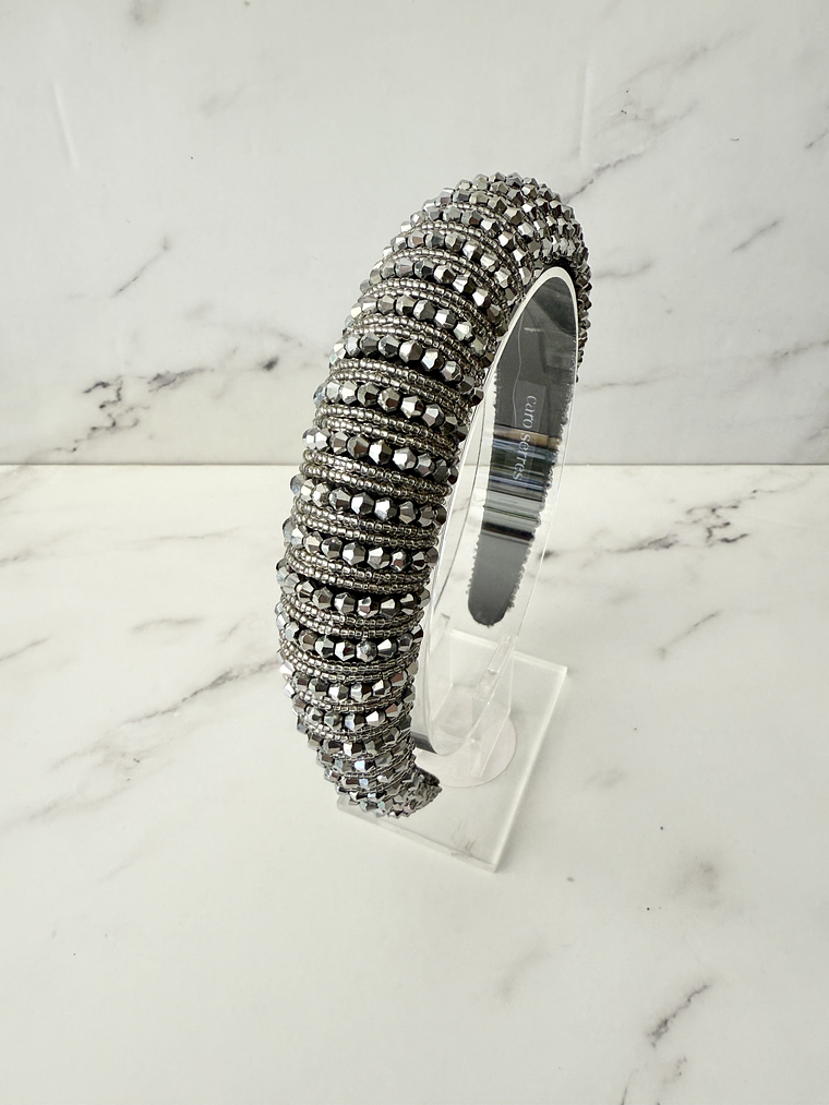 Diadema Andrea Plateado 1