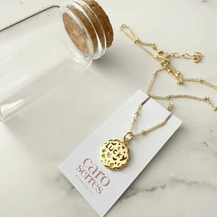 Cadena Charm Lucky Love Reversible