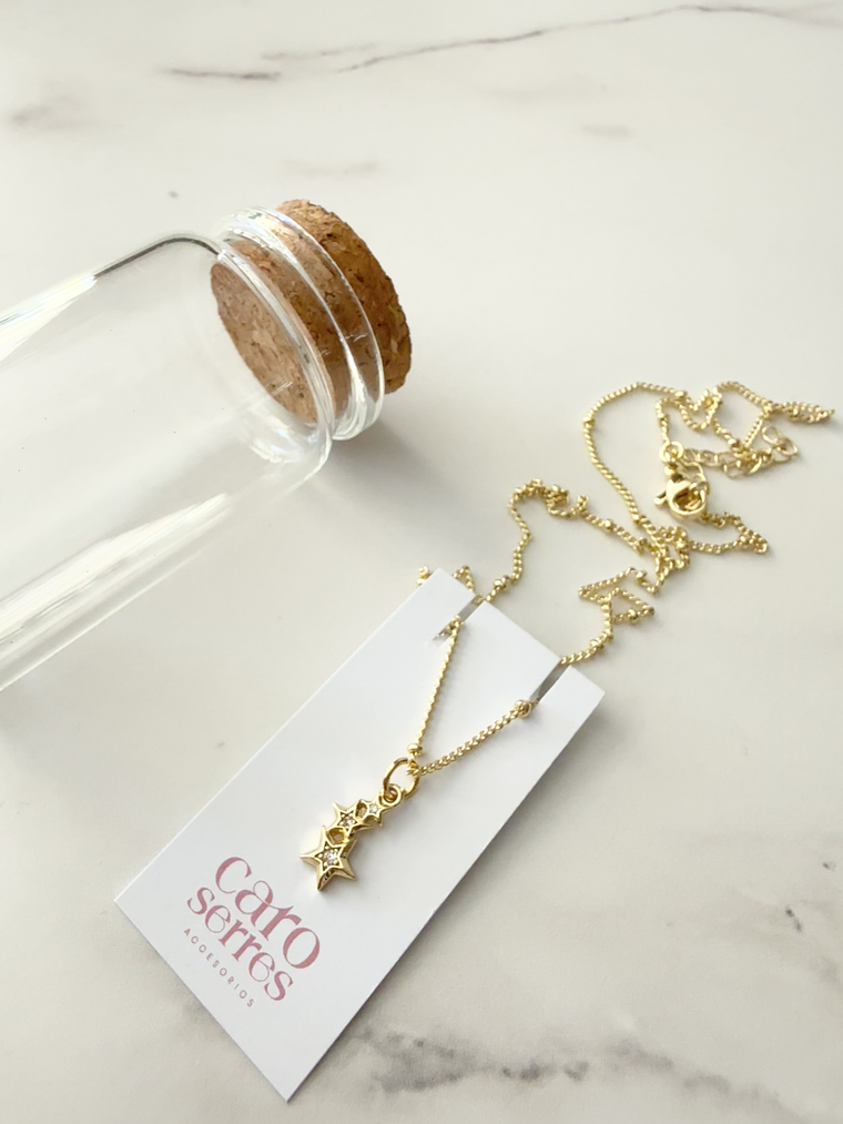 Cadena Charm Estrellitas 1