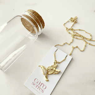 Cadena Charm Colibrí