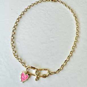 Collar doble mosquetón