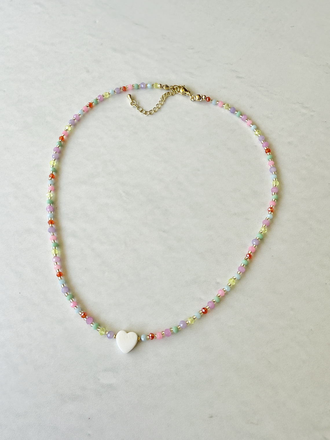 Cristal Corazón Nácar - Summer 2