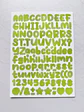 Lámina de Stickers de Letras - Unicolor - Miniatura 3