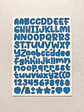 Lámina de Stickers de Letras - Unicolor - Miniatura 5