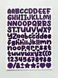 Lámina de Stickers de Letras - Unicolor - Miniatura 6