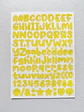 Lámina de Stickers de Letras - Unicolor - Miniatura 9