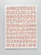 Lámina de Stickers de Letras - Unicolor - Miniatura 10