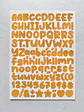 Lámina de Stickers de Letras - Unicolor - Miniatura 12