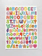 Lámina de Stickers de Letras - Unicolor - Miniatura 13