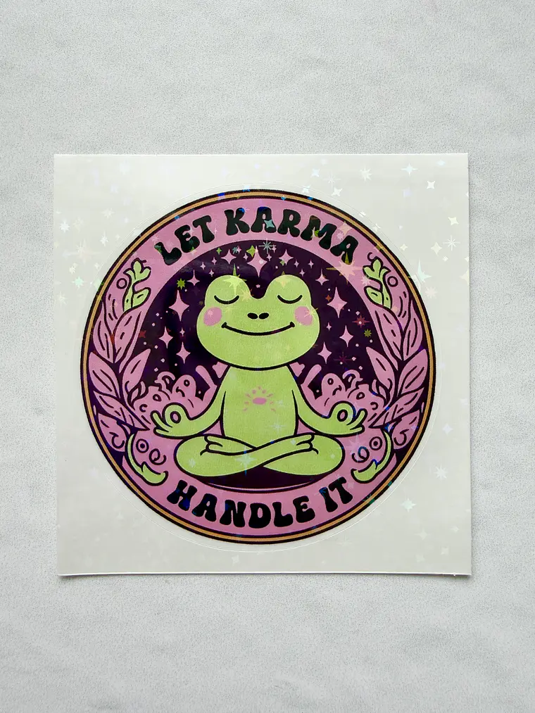 Sticker Karma Frog 1