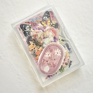 Decorative Sticker Box - Papeles Butterflies