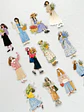 12 Stickers Girls & Blooms - 01 - Miniatura 2