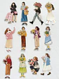 12 Stickers Girls & Blooms - 02 - Miniatura 2