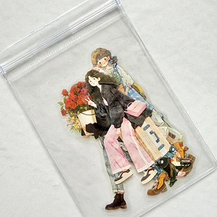 12 Stickers Girls & Blooms - 02