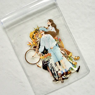 12 Stickers Girls & Blooms - 05