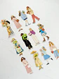 12 Stickers Girls & Blooms - 06 - Miniatura 3