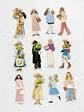 12 Stickers Girls & Blooms - 06 - Miniatura 2