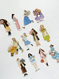 12 Stickers Girls & Blooms - 08 - Miniatura 3