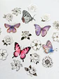 Stickers Florales y Mariposas - 02 - Miniatura 1