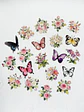Stickers Florales y Mariposas - 05 - Miniatura 2