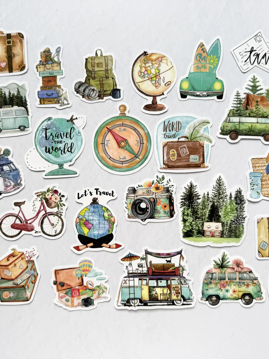 Set Stickers Viaje - 01 1