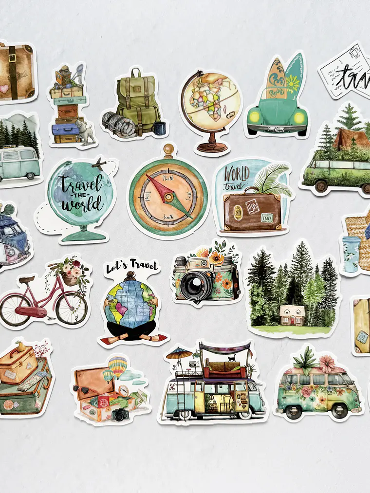 Set Stickers Viaje - 01 1