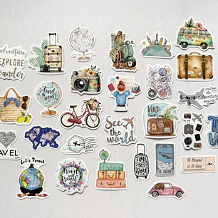 Set Stickers Viaje - 03
