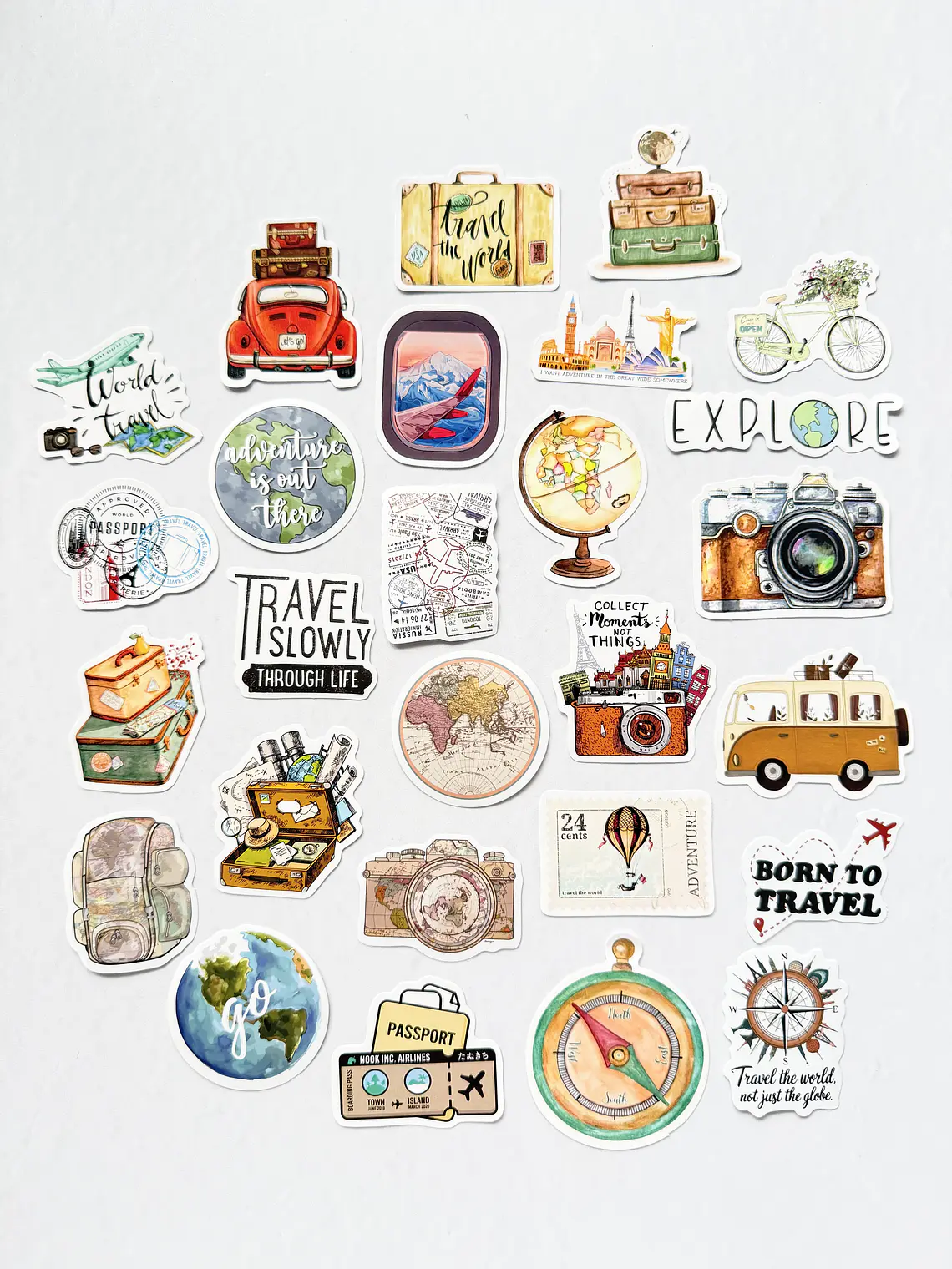 Set Stickers Viaje - 05 1