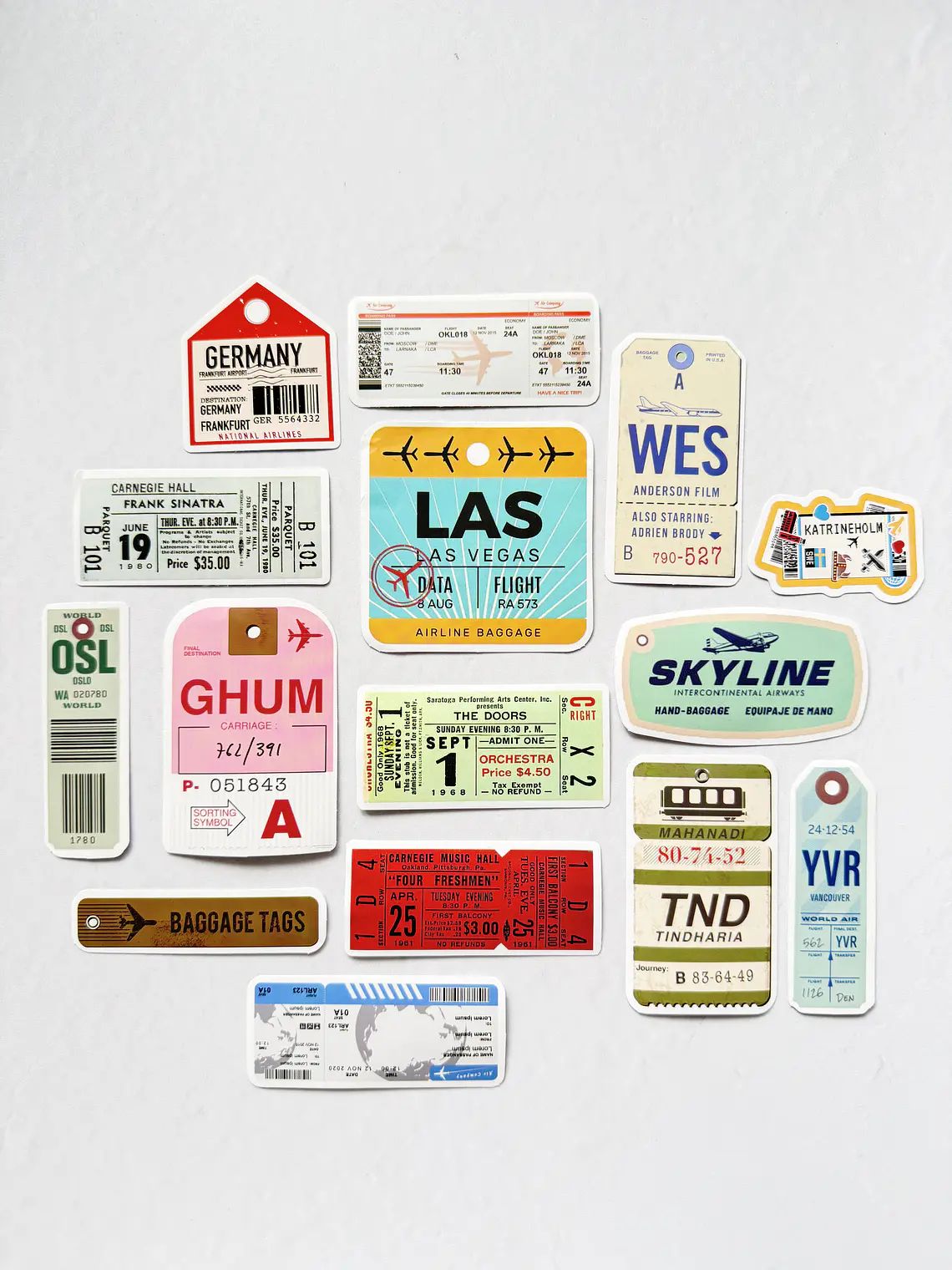 Set Stickers Viaje - 07 1