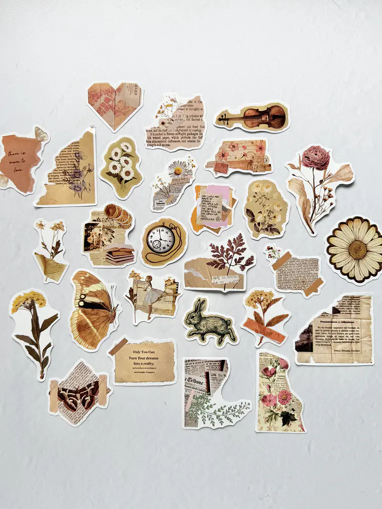 Set Stickers Vintage - 01 1