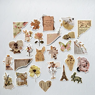 Set Stickers Vintage - 02