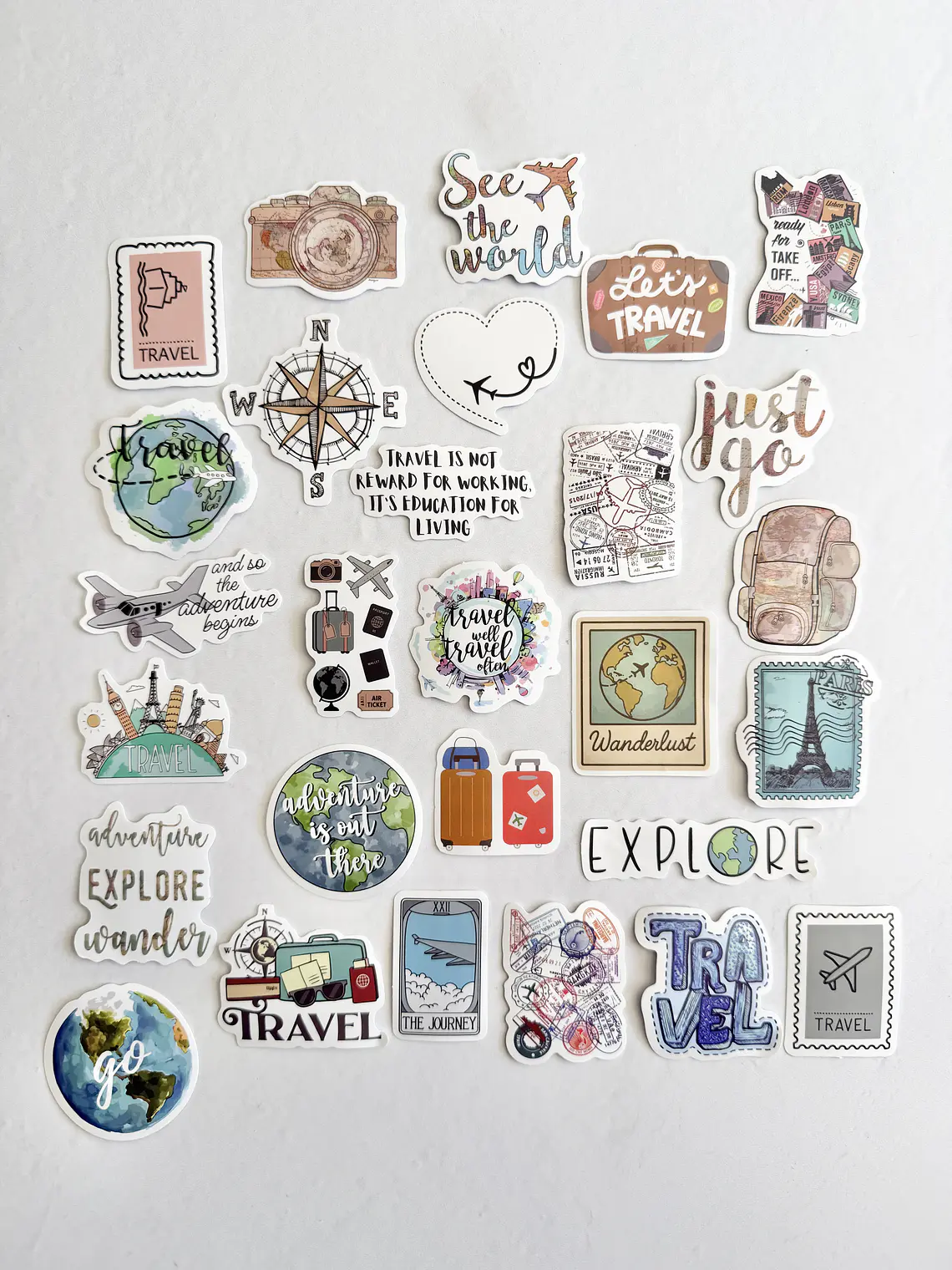 Set Stickers Viaje - 08 1