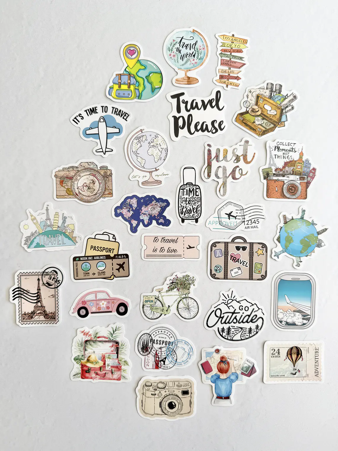 Set Stickers Viaje - 09 1