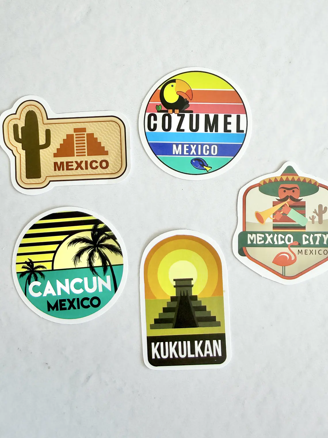 Set Stickers Viaje - México 1