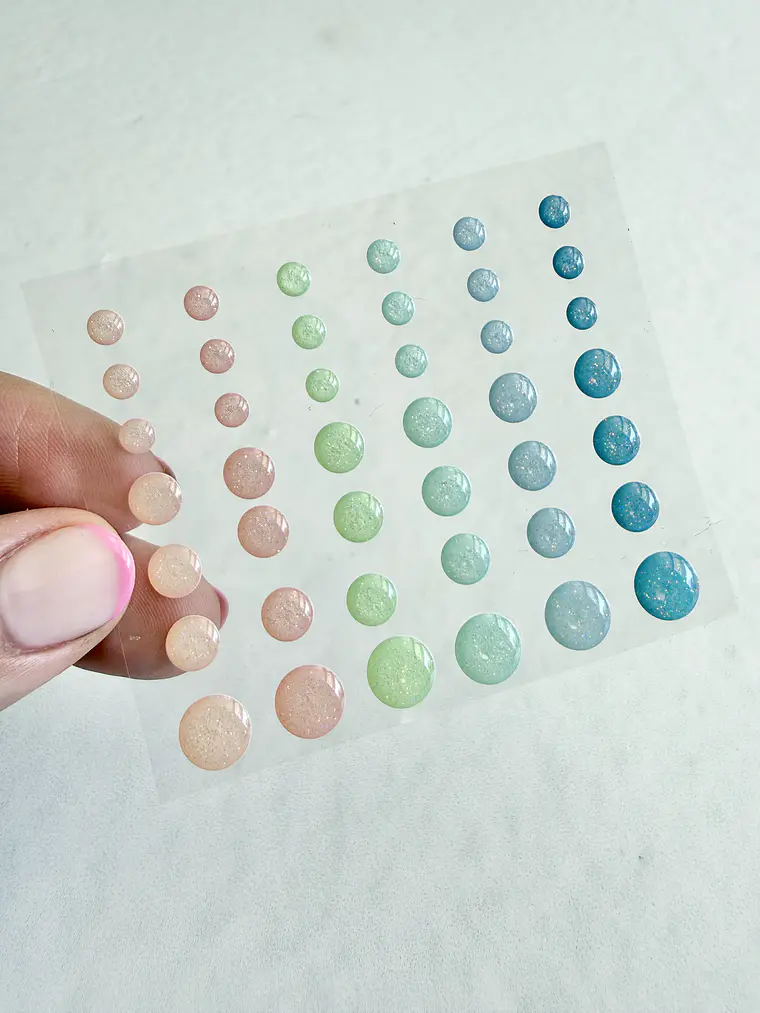 Set Enamel Dots - 08 1